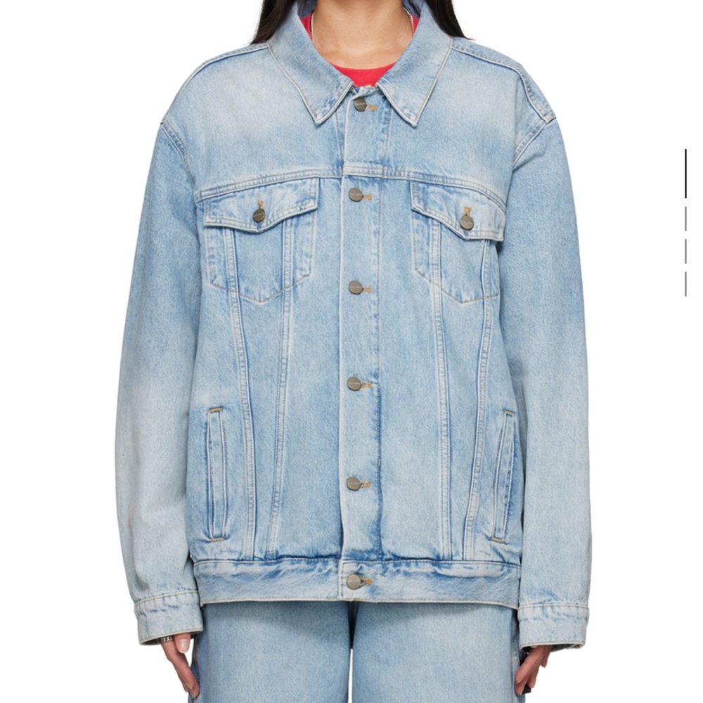 Marc Jacobs Denim Big Trucker Oversized Denim Jacket